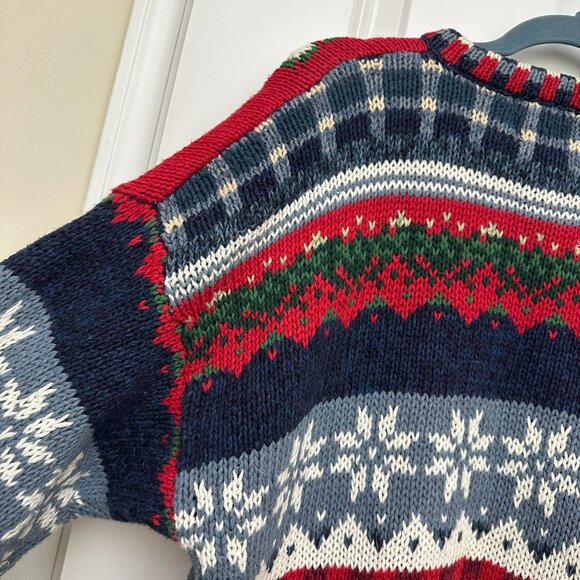 Vintage 90s Heirloom Collectibles Ugly Christmas Sweater Women's Size Large - Picture 10 of 16